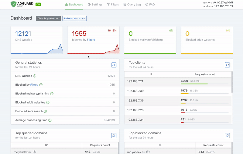 Selfhosted Adblocker over network